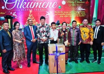 Staf Ahli Bupati Asahan Hadiri Perayaan Natal dan Oikumene Tahun 2024