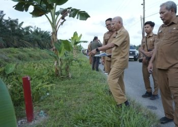 Bupati Asahan Tinjau Lahan Lokasi Rencana Pembangunan Lapas