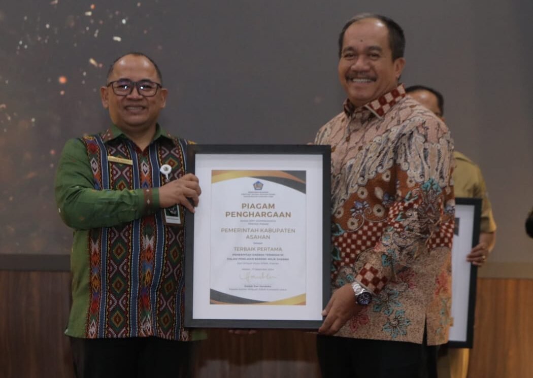 Pemkab Asahan Raih Peringkat I Penilaian Barang Milik Daerah Pada Kekayaan Negara Awards 2024