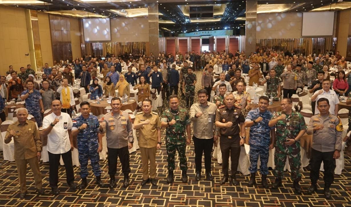 Bupati dan Forkopimda Kabupaten Asahan Ikuti Silaturahmi Forkopimda Provsu