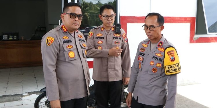 Kapolres Manado Tinjau SPBU Terkait Pasukan BBM