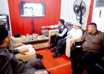 Bupati dan Ketua DPRD Kabupaten Banjar Monitoring Posko Keamanan Pergantian Tahun