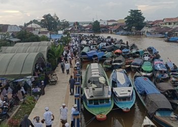 Pasca Momen 5 Rajab, Ribuan Kapal Di atas Sungai Martapura
