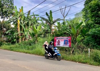 Pemilihan Ketua RT dan RW Serentak Se-Kota Banjarbaru, Spanduk Sosialisasi Di Pasang Di Jalan-Jalan