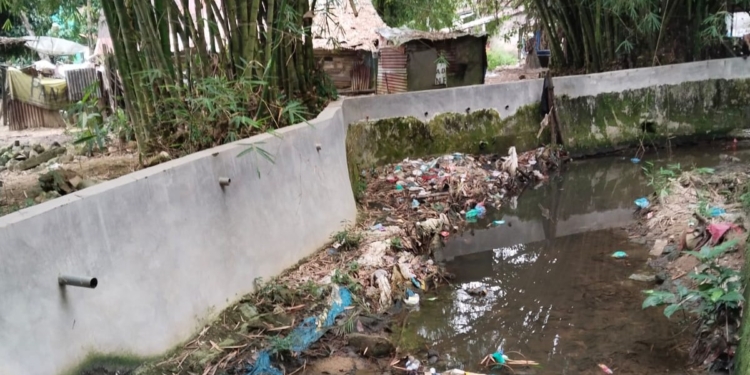 Pembangunan Tembok Penahan Tanah Aliran Sungai Desa Mela I Diduga Adanya Indikasi Dikorupsikan