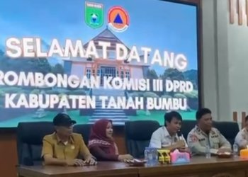 Komisi III DPRD Tanah Bumbu Monitoring ke BPBD, Tinjau Kesiapan Penanggulangan Bencana