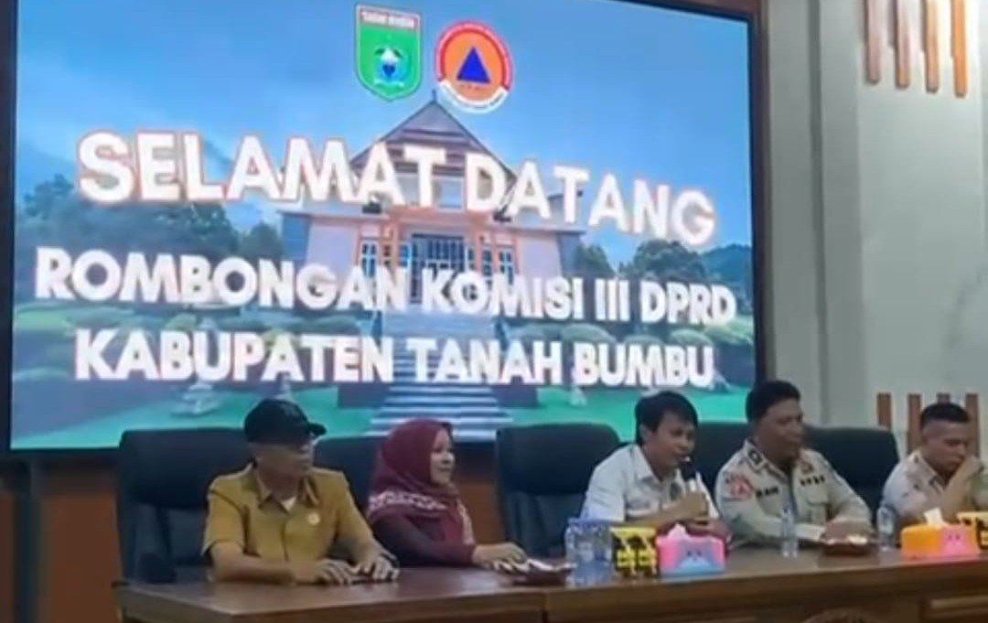Komisi III DPRD Tanah Bumbu Monitoring ke BPBD, Tinjau Kesiapan Penanggulangan Bencana