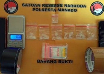 Polresta Manado Amankan Dua Pengguna Narkoba