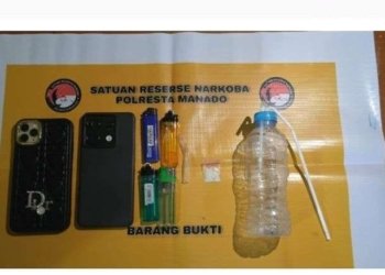 Polresta Manado Tangkap 2 Pengedar Narkoba