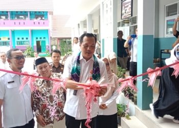 Wujudkan Pendidikan Berkualitas, Aditya Resmikan Ruang Kelas Baru di SDN 5 Syamsudin Noor