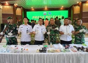Grebek Sarang Narkoba, Tim Intel Kodim 0208/Asahan Amankan 19 Orang