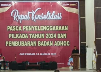 Akhiri Masa Kerja, KPU Tapteng Gelar Pembubaran 745 Panitia Penyelenggara Pemilu di Kecamatan