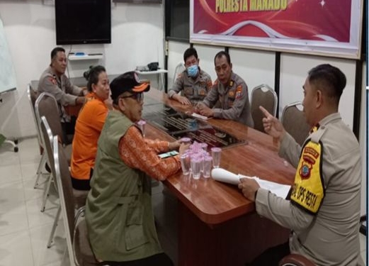 Polresta Manado Bersama.BPBD Gelar Rapat Koordinasi Penanggulangan Bencana