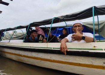 Begini Cara Didi Hindari Macet Datang ke Acara Momen 5 Rajab di Sekumpul