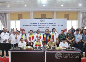 Bupati Kabupaten Asahan Rapat Koordinasi Bersama Menteri Koordinator Bidang Pangan Indonesia