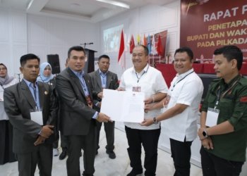 KPU Kabupaten Asahan Tetapkan Pasangan Calon Bupati dan Wakil Bupati Terpilih Kabupaten