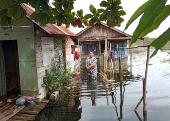 Sudah Sepekan Ratusan KK di Wilayah Pengayuan Terendam Banjir