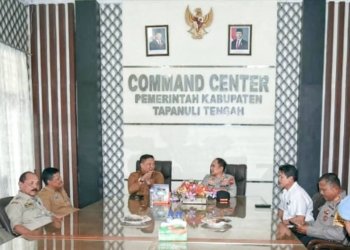 Sekda Sambut Kunjungan Kerja Kapolres Tapteng Yang Baru