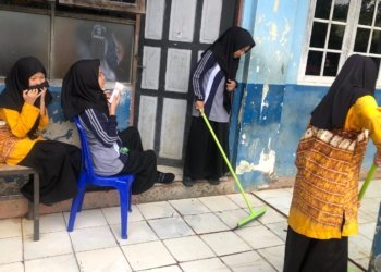 MTs Miftahul Khairiyah Cempaka Sudah Bisa Laksanakan Rutinitas Normal
