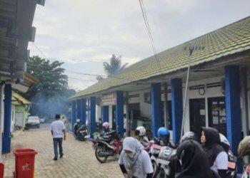 DKPP Kabupaten Banjar Bersihkan Sekitar Kantor Untuk Jamaah Sekumpul