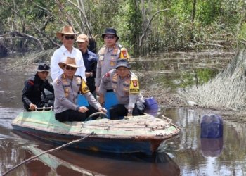 Jelang Penanaman Serentak di Kabupaten Banjar, Kapolda Kalsel Tinjau Lokasi