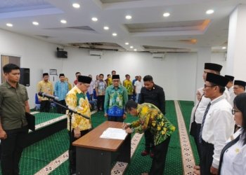 Sayed Ja’far Kukuhkan Pejabat Struktur Fungsional dan Kepala Sekolah