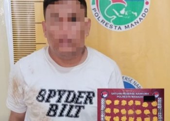 Drama Kejar-kejaran! Polisi Tangkap Pengedar Obat Keras di Manado