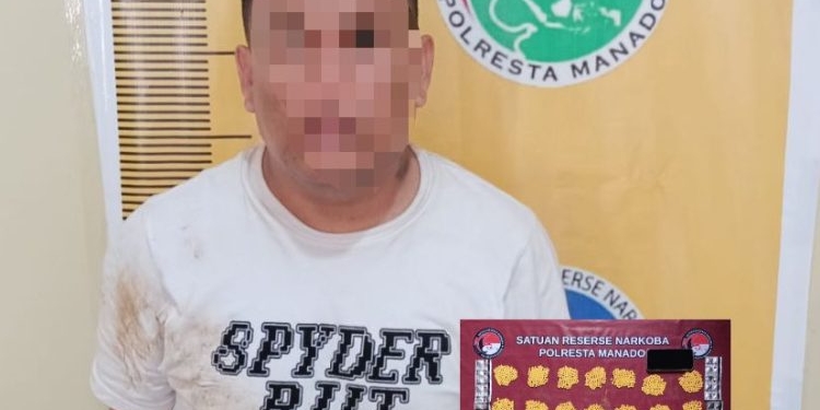 Drama Kejar-kejaran! Polisi Tangkap Pengedar Obat Keras di Manado