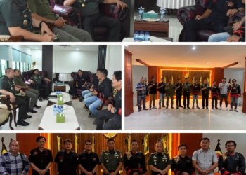 Pererat Sinergi, LSM Garda Timur Indonesia Sambangi Kodam XIII/Merdeka