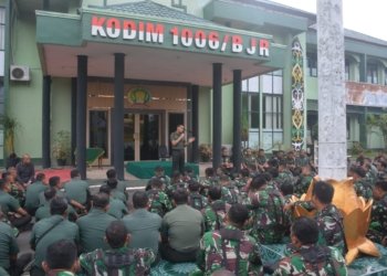 Dandim 1006/Banjar Tekankan Peran TNI dalam Ketahanan Pangan dan Kesiapsiagaan Bencana