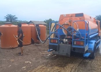 BPBD Kabupaten Banjar Distribusi Air Bersih