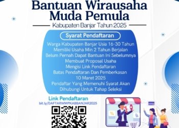 Peluang Emas bagi Wirausaha Muda di Kabupaten Banjar, Disbudporapar Gelar Seleksi Bantuan Modal
