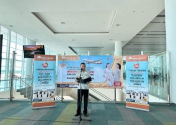 Bandara Syamsudin Noor Sambut Rute Baru Super Air Jet: Pontianak-Banjarmasin-Lombok