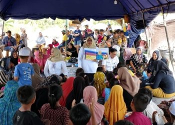 Dinas Pendidikan Kabupaten Banjar Gelar Trauma Healing untuk Anak-Anak Korban Banjir