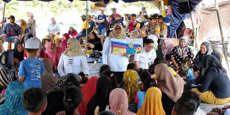 Dinas Pendidikan Kabupaten Banjar Gelar Trauma Healing untuk Anak-Anak Korban Banjir