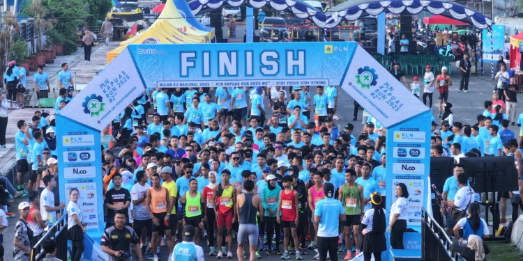 PLN Gelar Kapuas Run Series 2, Semarakkan Bulan K3 Nasional 2025
