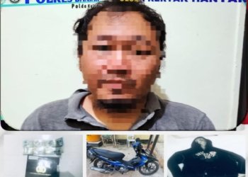 Unit Reskrim Polsek Kertak Hanyar Polres Banjar Berhasil Ungkap Kasus Curanmor