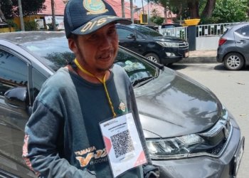 Di Banjarbaru Sekarang Bayar Parkir Via QRIS