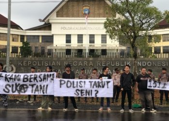Aksi Kamisan Kalsel: Polri Anti Kritik, Pembungkaman Hingga Intimidasi
