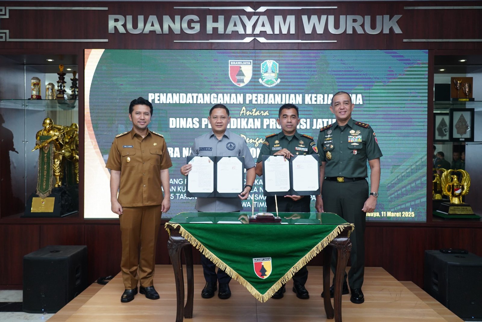 Kodam V/Brawijaya dan Pemprov Jatim Perpanjang Kerjasama Pendidikan, Cetak Generasi Muda Berdaya Saing
