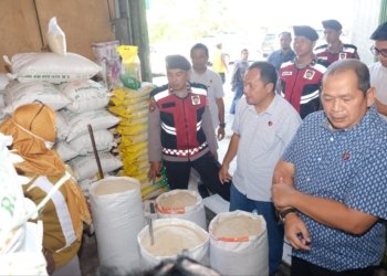 Jaga Stabilitas Harga Bapok Saat Ramadhan, Satgas Pangan Polda Kalsel Sidak Sejumlah Pasar