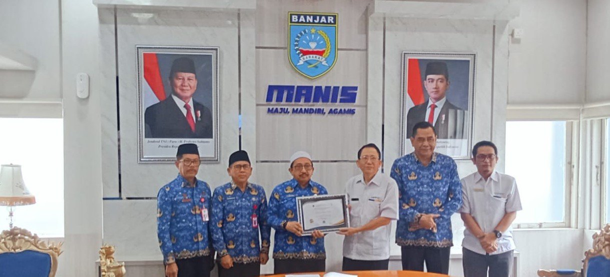 Pemkab Banjar Raih Penghargaan Kinerja Terbaik Pengelolaan Dana Desa 2024