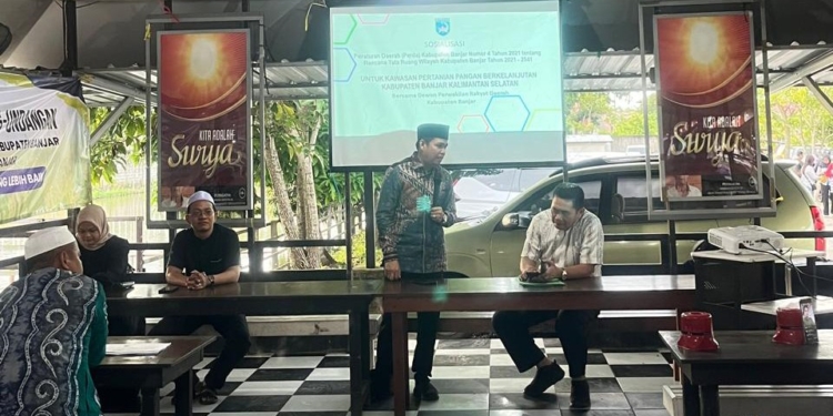 Perkuat Pertanian Banjar, Muhammad Zaini Gelar Sosialisasi Perda dan Serap Aspirasi Petani