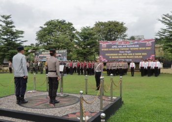 Polres Banjar Gelar Apel Operasi Ketupat Intan 2025, Siapkan 420 Personel Amankan Arus Mudik dan Lebaran
