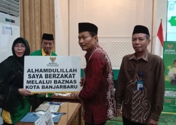 Baznas Banjarbaru Serahkan Bantuan Kepada Ribuan Mustahik