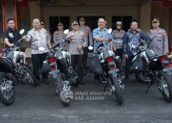 Bupati Asahan Serahkan 4 Unit Sepeda Motor ke Polres, Perkuat Operasional Keamanan