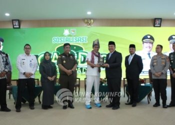 Bupati Asahan Hadiri Sosialisasi Jaga Desa, Perkuat Pengawasan Dana Desa