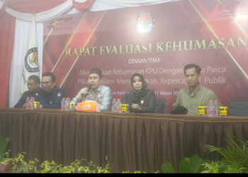 Perkuat Sinergi, KPU Banjar Gelar Evaluasi Kehumasan dan Buka Puasa Bersama Media