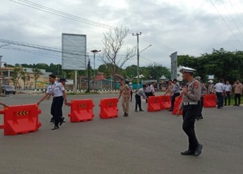 Simpang Empat Guntung Manggis Banjarbaru Ditutup Permanen