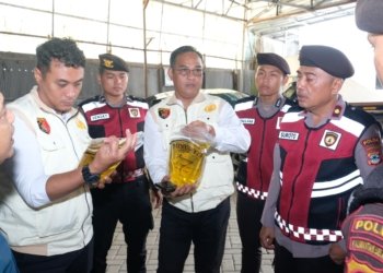 Satgas Pangan Polda Kalsel Cek Harga Bapok dan Kemasan Minyakita